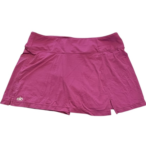 ALO Yoga Pants - Alo Yoga Tennis Skort Large Purple Athletic Yoga Golf Skirt Built In Shorts